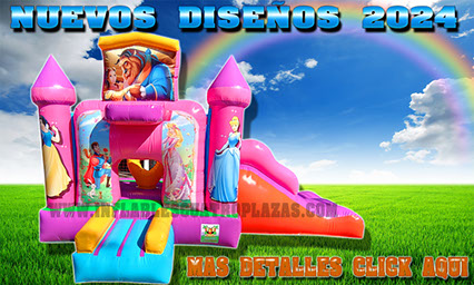 inflable castillo princesas mediano
